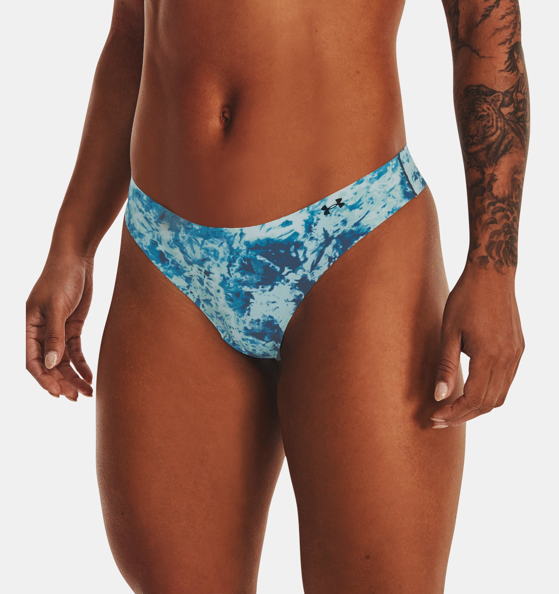3-Pack Under Armour Women's Pure Stretch Print Thong Underwear